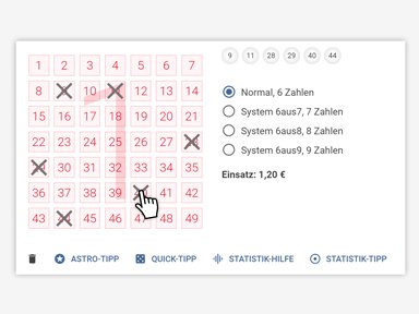 Normal lotto discount 6 aus 49