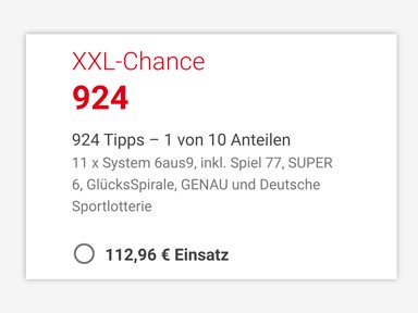 LOTTO XXL-Chance 924 Tipps