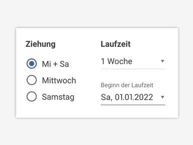 LOTTO System Ziehung und Laufzeit
