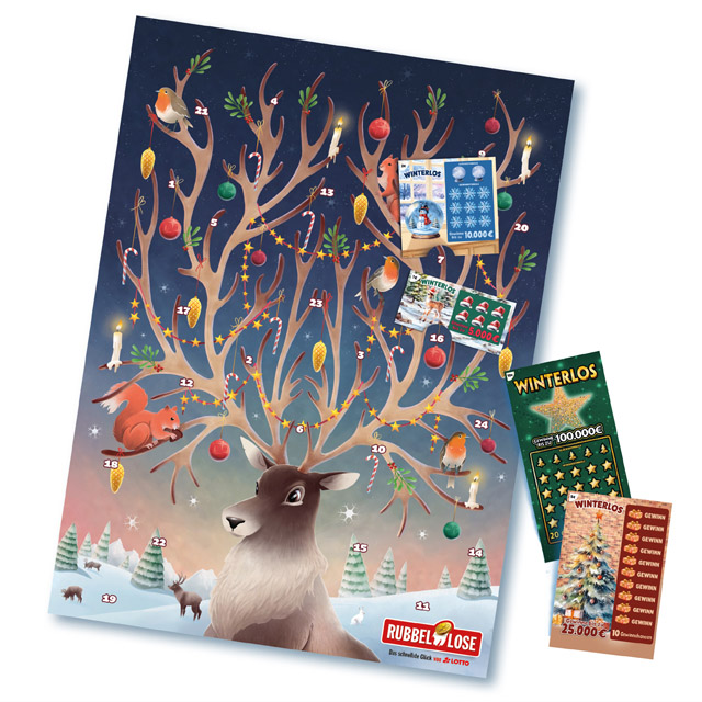 Rubbellos Adventskalender: Blick hinter die Kulissen