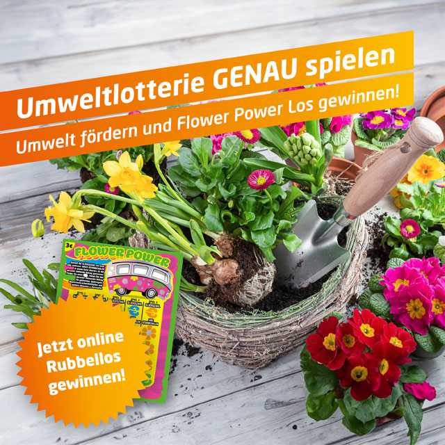 GENAU – Die Umweltlotterie: Gewinnspiel am 12. März