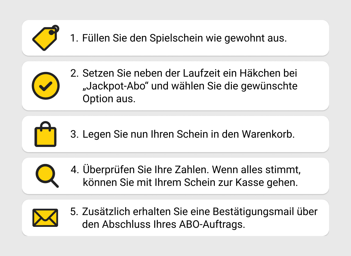 So geht's: ABO abschließen