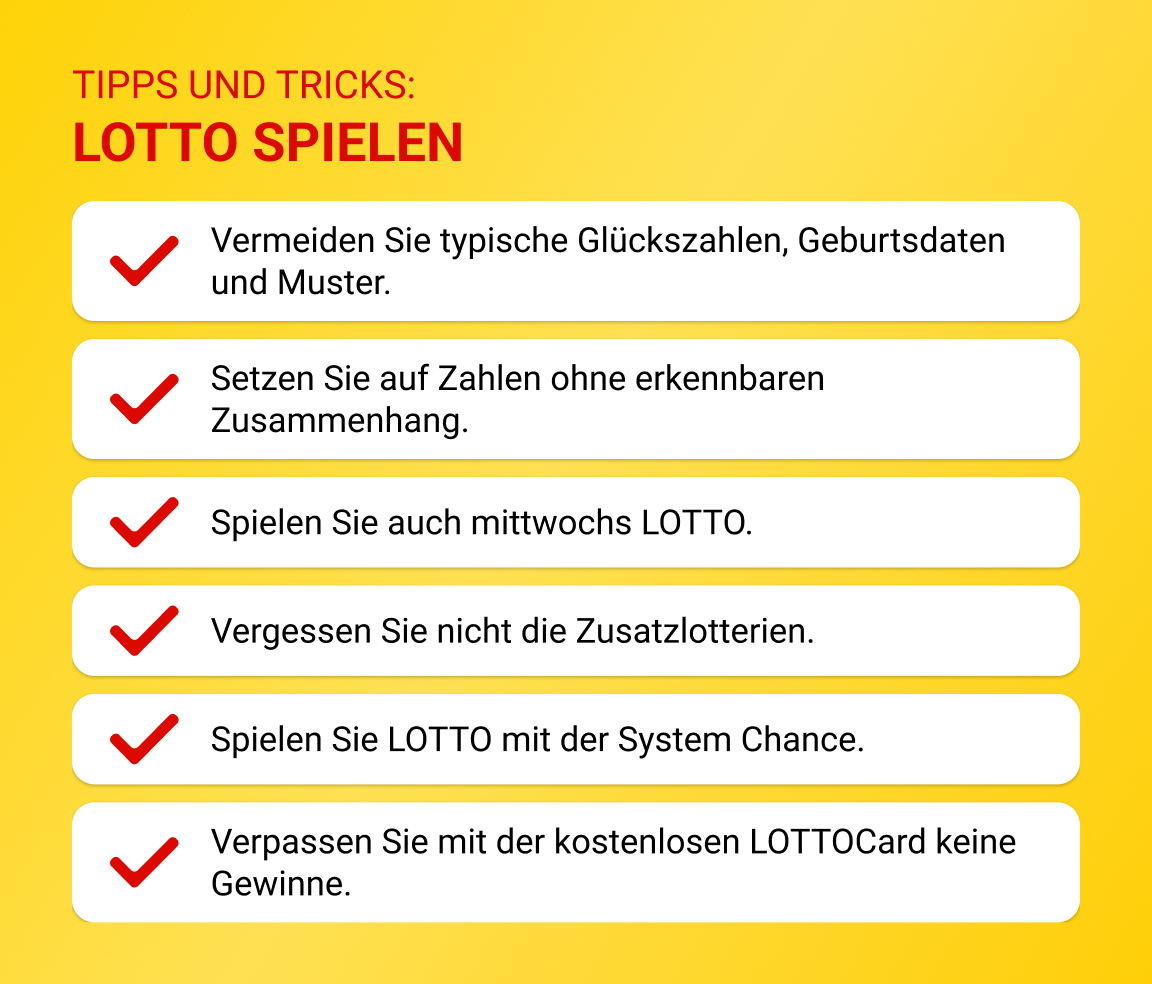 LOTTO spielen Tipps
