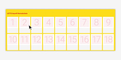 Statistik-Tipp-Lotto-Spielschein