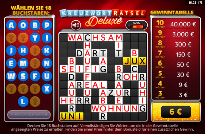 Kreuzwortraetsel Deluxe