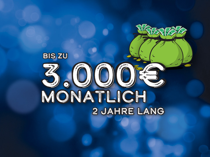 3.000 € monatlich