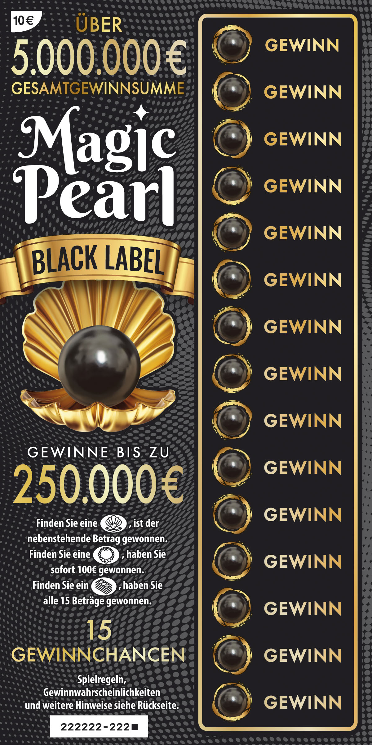 magic pearl black label