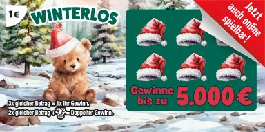 Winterlos 1 Euro