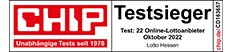 Testsieg Online-Lottoanbieter CHIP.de