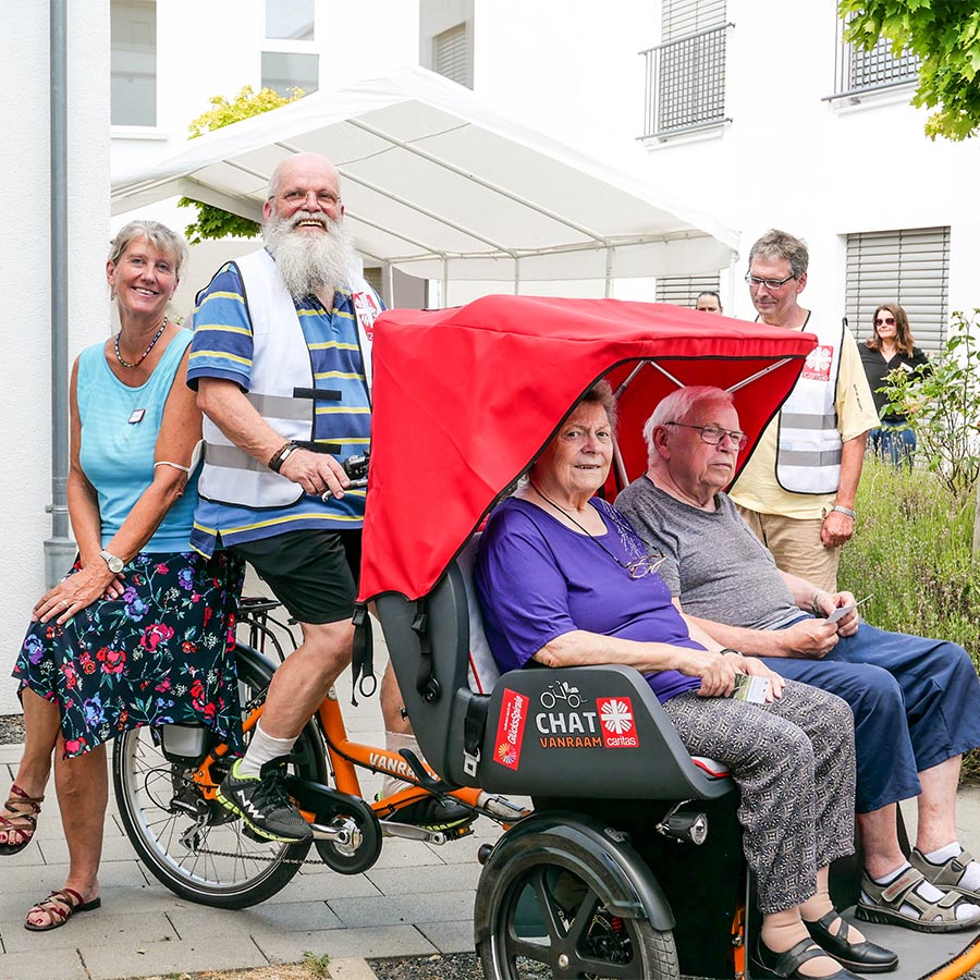 Starthilfe für die Rikscha 