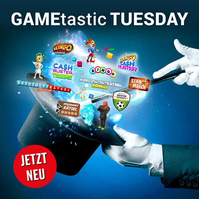 GAMEtastic Tuesday: Zauberhafte Gewinne jeden Dienstag!