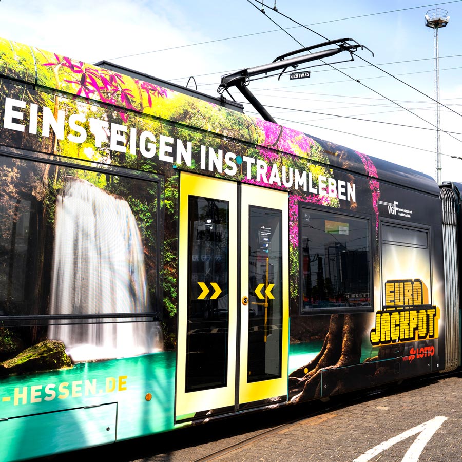 Das Glück rollt durch Frankfurt