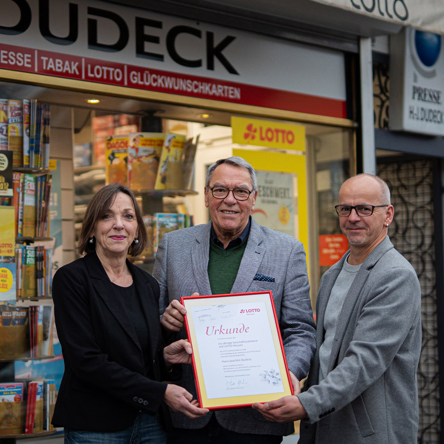 60 Jahre „Presse – Tabak – Lotto Dudeck“ in Fulda