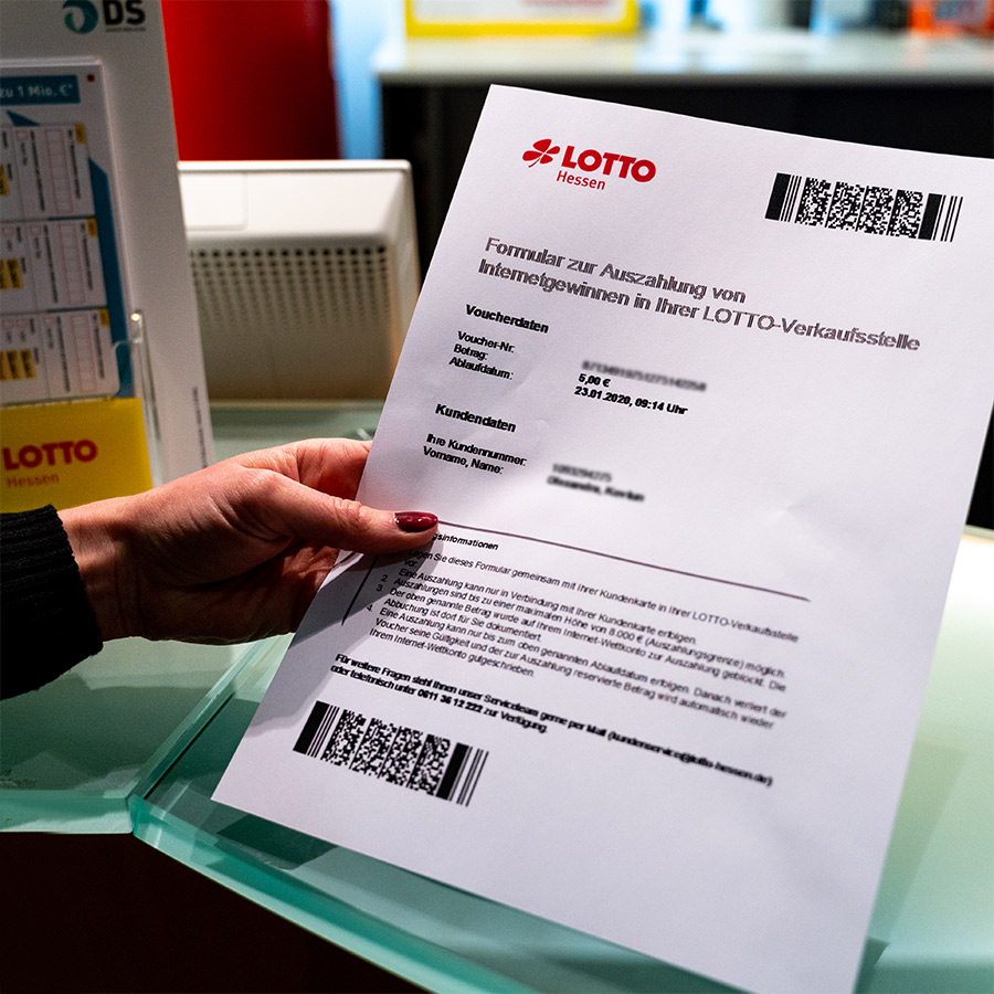 wo kann ich lotto gewinn abholen