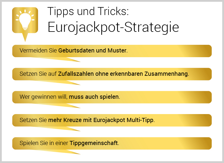 Eurojackpot-Strategie: Unsere Tipps